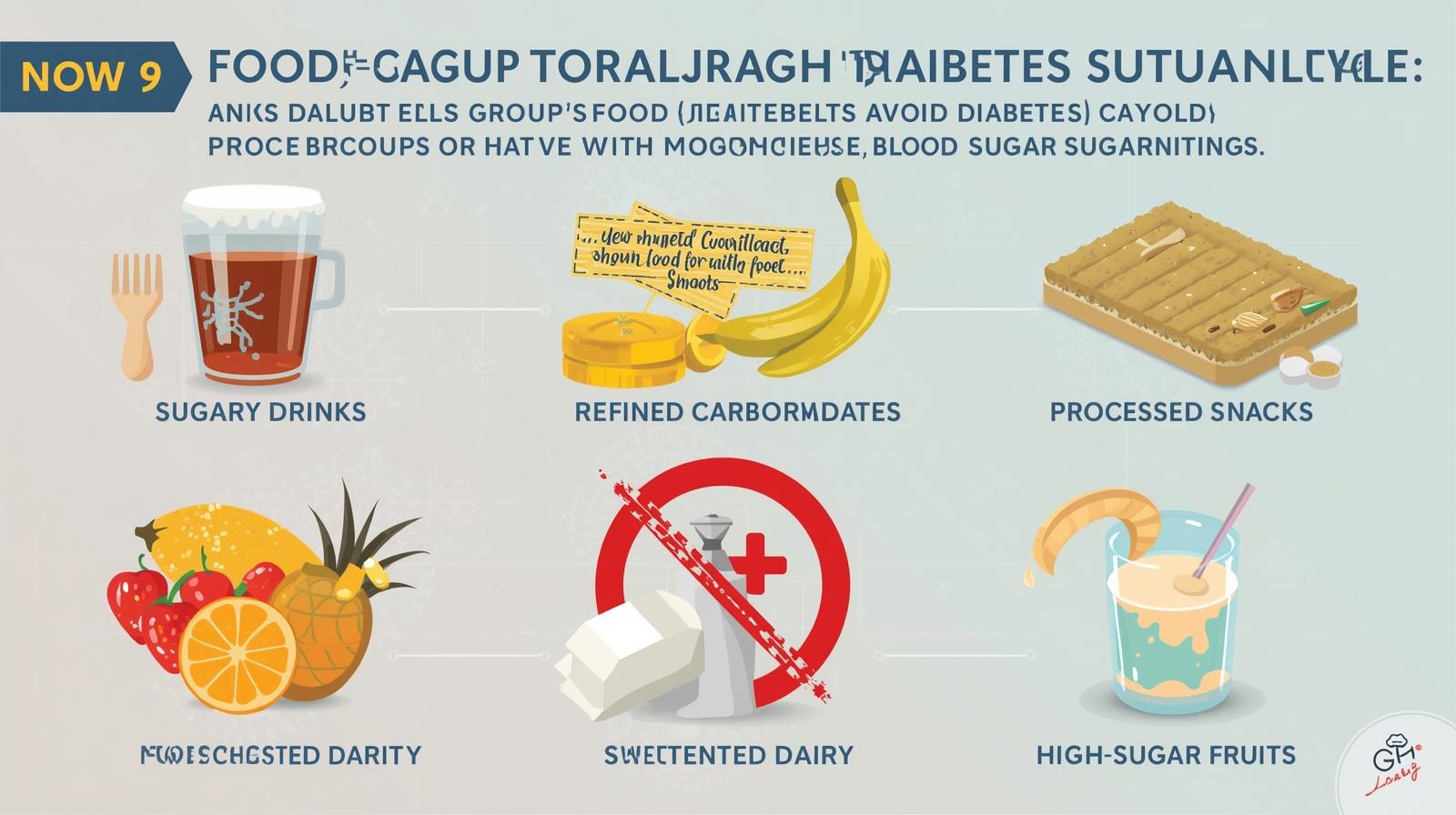 เช็กให้ชัวร์! 6 กลุ่มอาหารอันตรายที่ผู้ป่วยเบาหวานควรเลี่ยง เพื่อระดับน้ำตาลที่คงที่